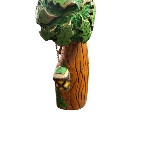 Vintage Hand Carved Wood Branch Tree Man House Spirit Folk Art Whimsical 9 Inch - Picture 10 of 12